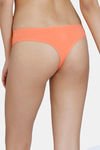 Zivame Low Rise Zero Coverage Thong - Fresh Salmon — thumbnail 2